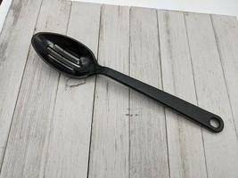 Tailor Made Products Slotted Spoon #12 Black Nylon Plastic 11 1/2&quot; - $7.99