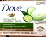 (LOT OF 18) Dove Cream Beauty Bar Cucumber &amp; Green Tea 0.88oz Hotel Trav... - $24.74