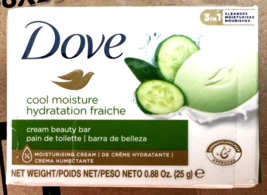 (LOT OF 18) Dove Cream Beauty Bar Cucumber &amp; Green Tea 0.88oz Hotel Travel Size - £19.82 GBP