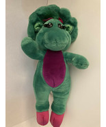 VTG Baby Bop Barney 14&quot; Green Plush Soft Toy Doll Stuffy Animal Lyons Gr... - $18.41 CAD