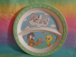 VTG 1998 Warner Bros Zak Designs Baby Bugs Bunny Tweety Bird &amp; Daffy Duck Dish - £3.68 GBP