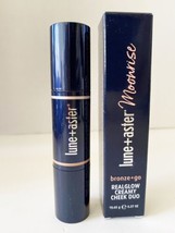 Lune + Aster  Bronze + Go Realglow Creamy Cheek Duo Moonrise .37 oz NEW ... - £16.65 GBP