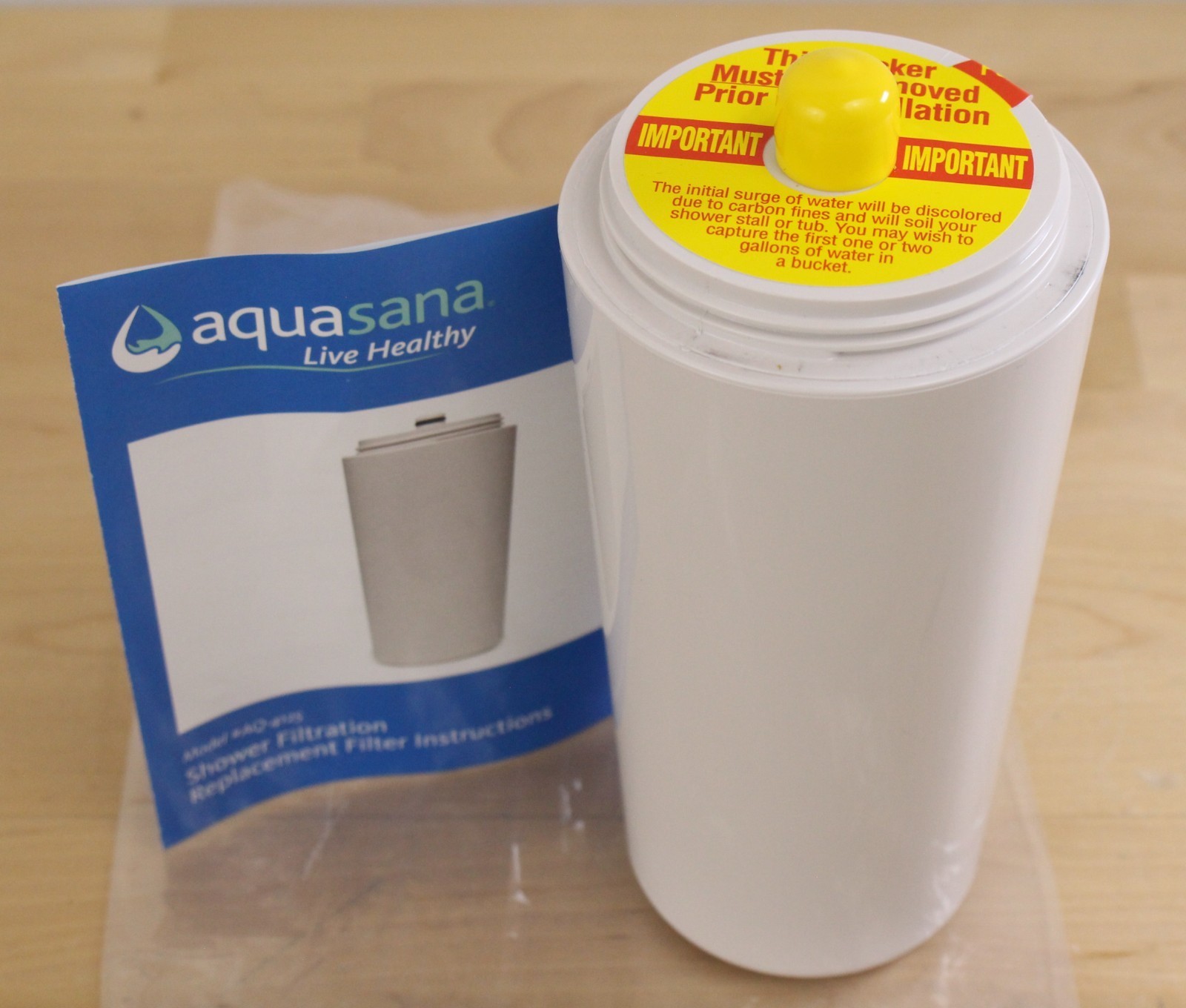 Aquasana AQ-4125 Shower Water Filter Replacement Cartridge - Open Box - $24.74