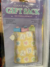 1 Giant Plastic Gift Sack (Baby) 36&quot; X 44&quot; *NEW* i1 - $9.99