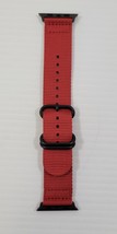 *B4) Nylon Smartwatch Sports Buckle Strap Band Red - $9.89