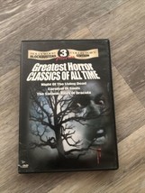 Horror DVD Night Of The Living Dead/Carnival Of Souls/The Satanic Rites Dracula - £2.28 GBP