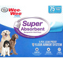 Four Paws Wee Wee Pads Super Absorbent 150 count (2 x 75 ct) Four Paws W... - $109.78