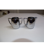 Universal Chrome Cream And Sugar Set Mid Century International Silver Co... - $10.69