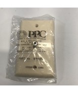 PPC Wall Plate, Single Barrel, White. Coax Part No. WP1HPW - $12.64