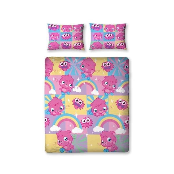 Character World Moshi Monsters Poppet Double Rotary Duvet Set, Multi-Color  - $31.00