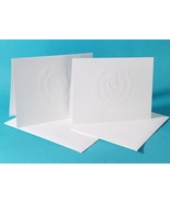 2 × CHANEL GIFT CARDS WITH EMBOSSED CAMELLIA - £10.37 GBP