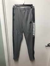 Adidas Boys&#39; Tiro 19 DS Track Pants GH6867 Gray/Black Size XLarge - £35.13 GBP
