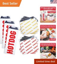 Durable Pizza, Burger &amp; Hot Dog Foil Bags - 150 Count Nostalgic BBQ Wrap... - $42.50