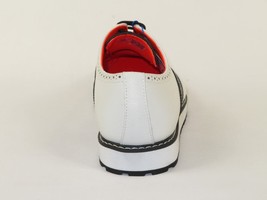 Men's Shoes The Priority L TAYNO Leather Wingtip Dressy Sneaker White/Black image 5
