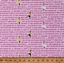 Cotton Emma the Ballerina The Wiggles Girls Fabric Print by the Yard D503.41 - £10.34 GBP