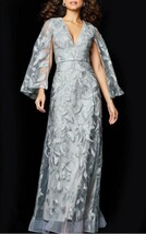 Jovani Cap Sleeve Embroidered Gown Size 12 - $725.76 CAD