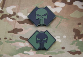 2 x Replica 2 Commando D Coy Rubber PVC Patch Set Hook Backing - £9.34 GBP