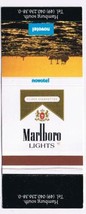 Matchbook Cover Marlboro Cigarettes Lights Hamburg Germany - $2.96