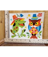 Vintage Frog and Owl Meyercord Water Decal X-564-D - $22.74