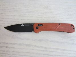 Ozark Trail 7.5 inch Folding Knife D2 Blade Orange Handle - $8.00
