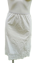 Lacy Vintage Nylon Tricot Vanity Fair White Half Slip Lace Embroidery Sh... - $498.05 MXN