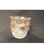 Crystal &amp; Gold Pressed Glass Toothpick Manhattan  US Glass 1898 - £12.57 GBP