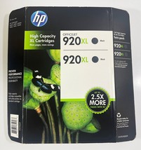 HP 920XL High Yield Ink Cartridge Black New EXP 2014 New Sealed - $297.73 MXN
