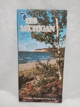 1980s Yes Michigan Official Transportation Map Brochure - £9.93 GBP