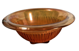 8 Inch Iridescent Marigold Depression Glass Mixing Bowl EUC - £19.97 GBP