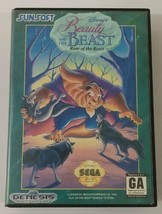 Disneys Beauty and the Beast Roar of the Beast 1993 Sega Genesis Game - £11.90 GBP