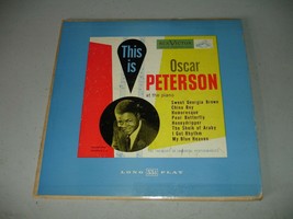 This Is Oscar Peterson At The Piano (10&quot; LP, 1952) Good+/Good+ - £11.79 GBP