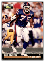 1995 Pro Line Keith
  Hamilton   New York Giants Football
  Card GMMGA - £0.39 GBP