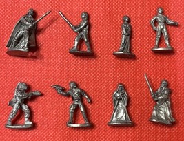 Stars Wars Monopoly Pieces Replacement Pewter Tokens -  Lot Of 8 From 1997 1998 - £11.70 GBP