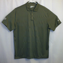 Nike Golf Polo Shirt Men&#39;s Extra Large XL Green Ohio Valley Tripartite - $7.91