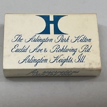 Matchbox Cover The Arlington Park Hilton  Arlington Heights, ILL gmg Unstruck - £9.89 GBP