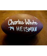 CHARLES WHITE USC 1979 HEISMAN TROPHY SIGNED AUTO WILSON NCCA FOOTBALL S... - £155.74 GBP