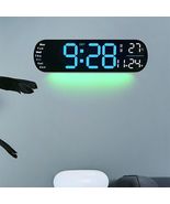 Big Digital LED Wall Clock Temperature Date Remote Control Ambient Light... - $59.99