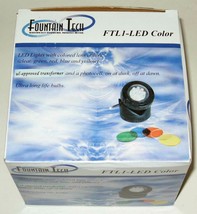 Fountain Tech Color Submersible Photocell Single LED Super Bright Light - £18.77 GBP