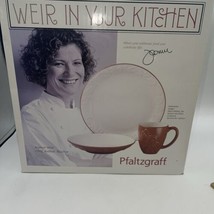 Weir in Your Kitchen Ginger Pfaltzgraff 3 Piece Set Dinner Plate, Bowl Mug - $34.65