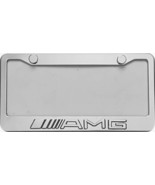 MERCEDES BENZ AMG 3D STAINLESS STEEL LICENSE FRAME - $39.78 CAD