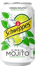 6 Cans Exotic Schweppes Mojito From Poland Soft Drink 330ml Each -Free S... - £24.74 GBP