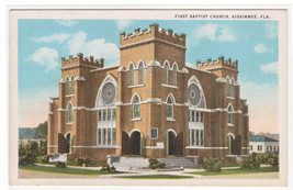 First Baptist Church Kissimmee Florida 1920s postcard - £5.05 GBP