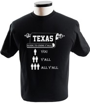 Texas Guide To Using Yall Vintage State Of Texas T Shirt - £13.59 GBP+