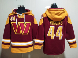 John Riggins #44 Washington Commanders Burgundy Lace-Up Pullover Jersey ... - £60.39 GBP