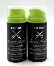 Rusk Heatshift Re-Styling Cream Medium Hold 3.4 oz-2 Pack - $29.65