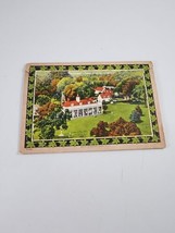 Vtg Souvenir Folder Postcard Mount Vernon VA Curt Teich 1940&#39;s Unposted - $7.91