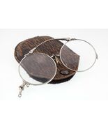 Gorgeous Vintage Sterling Silver Lorgnette Glasses w/ Cases Lenses Intact - $4,315.41 MXN