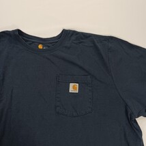 Carhartt K87-NVY Men's 2XL Tall Short Sleeve Pocket Workwear Blue Cotton T-Shirt image 10