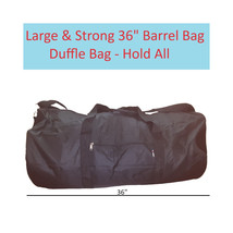 36&quot; Large Barrel Bag Round Roll Bag Duffle Bag Travel Holdall Gym Sports Equipme - £30.91 GBP