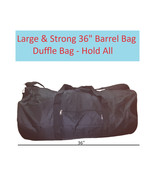 36&quot; Large Barrel Bag Round Roll Bag Duffle Bag Travel Holdall Gym Sports... - £30.56 GBP